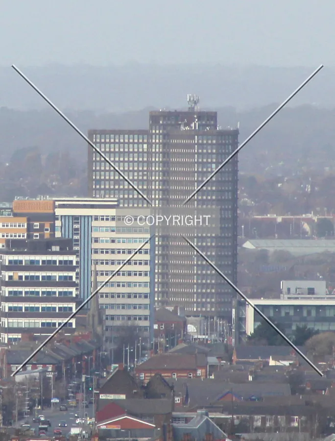 South view from Liverpool's cathedrale.