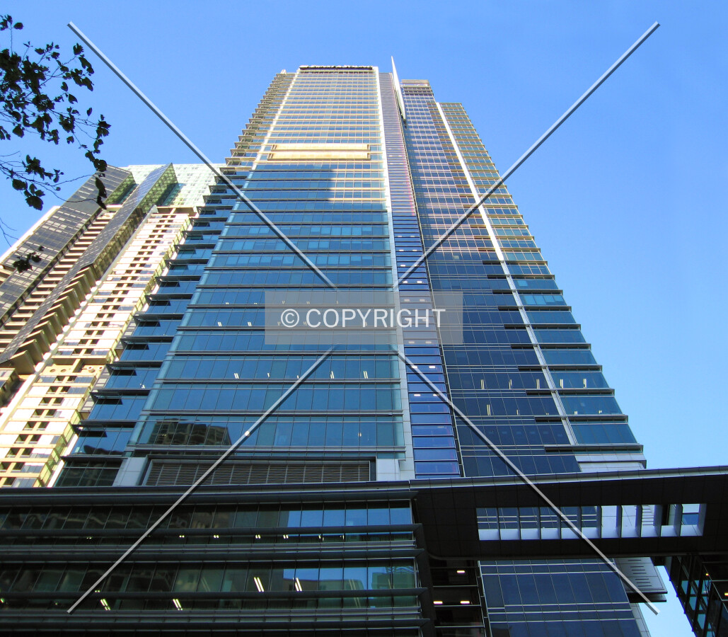 Looking up from George Street