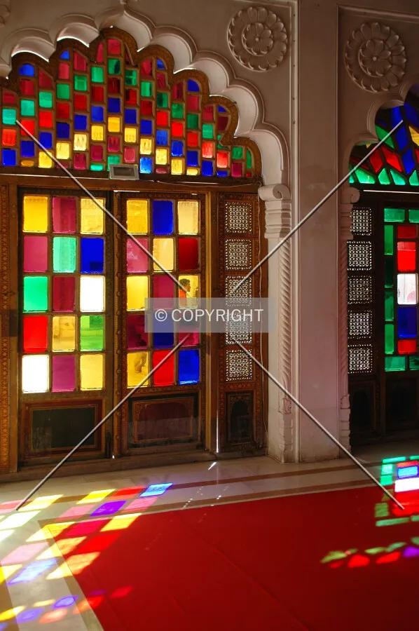 Coloured glass windows
