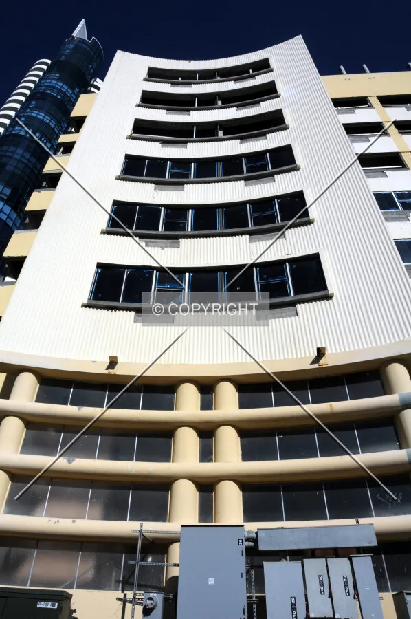 Looking up from the west