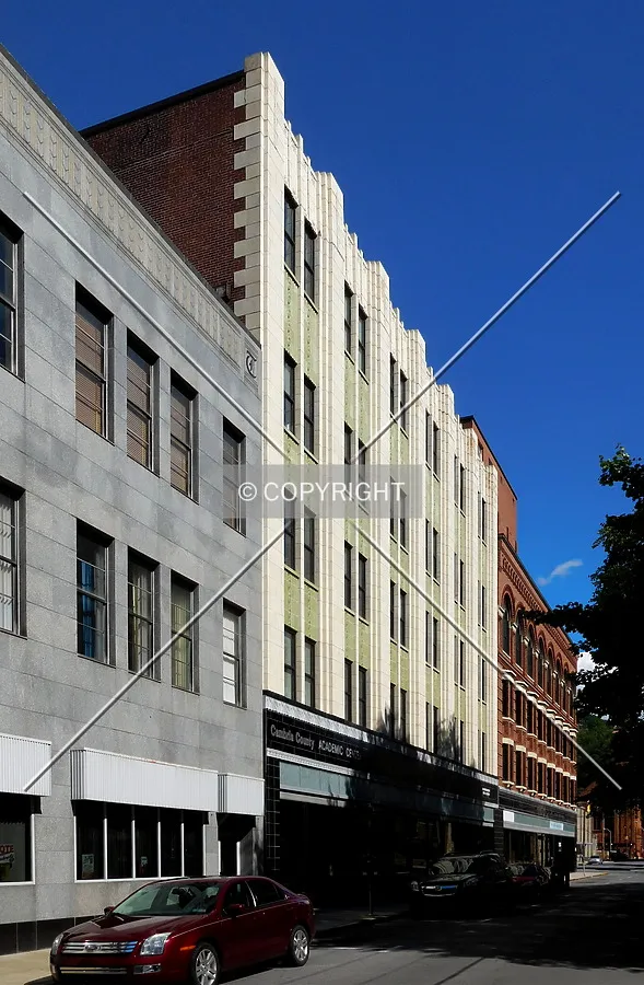 From across Locust Street to the northwest
