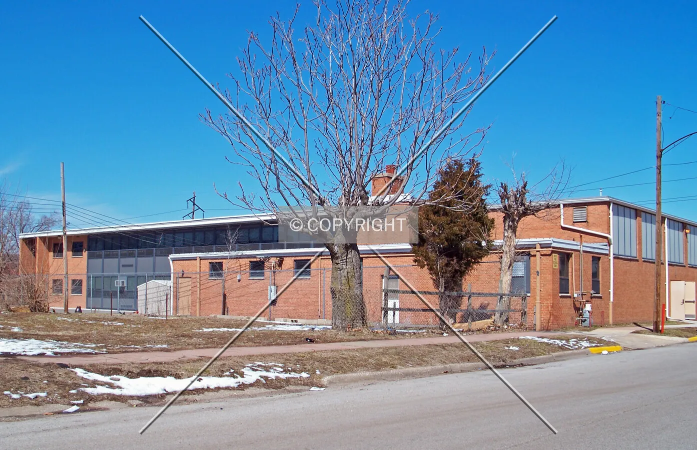 View from the southeast; March 8, 2008