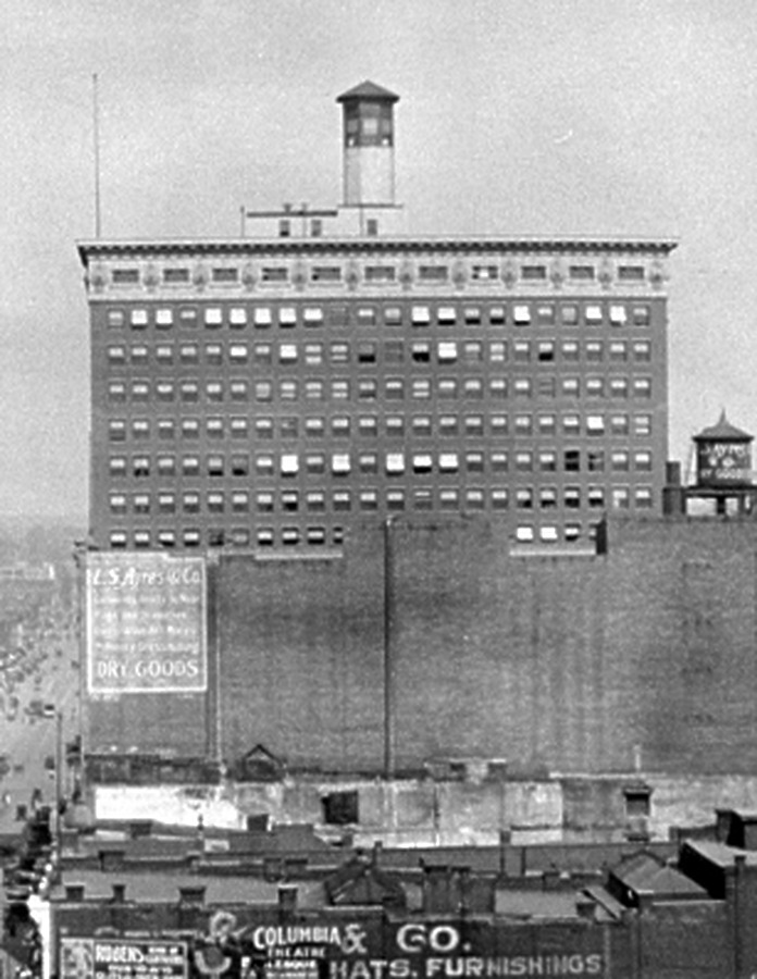 Vintage view from the west