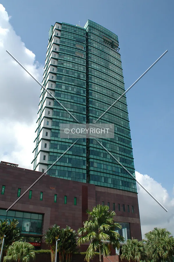 Looking up the north side
