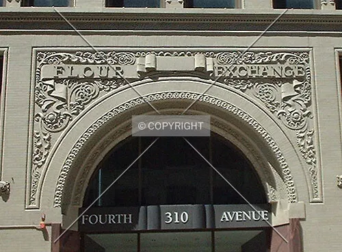 Facade detail above the main entrance