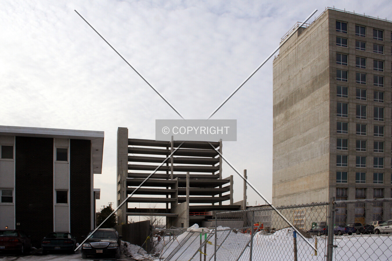 South end and carpark