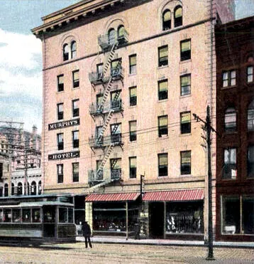 View from the north across Broad Street