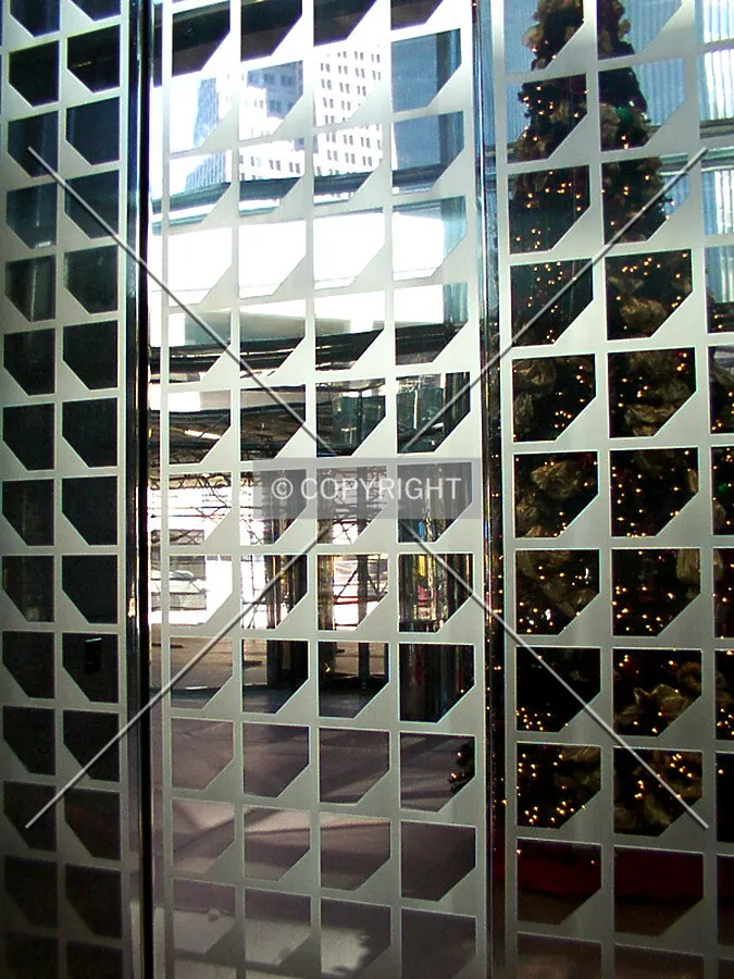 Express elevator doors