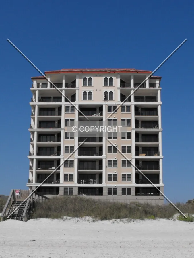 View from the beach