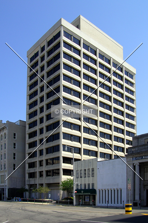 From the south across Commerce Street