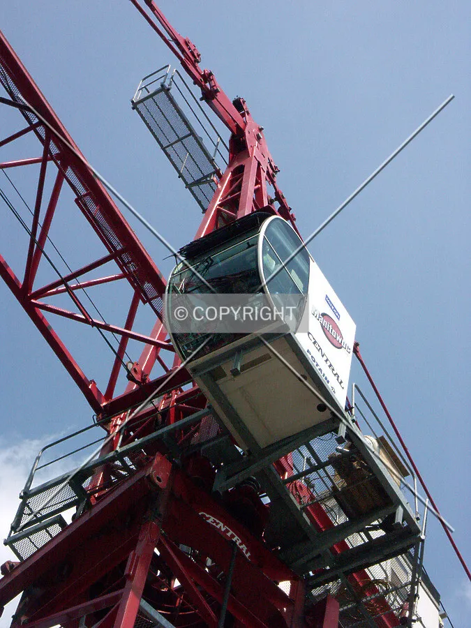 Tower crane cab
