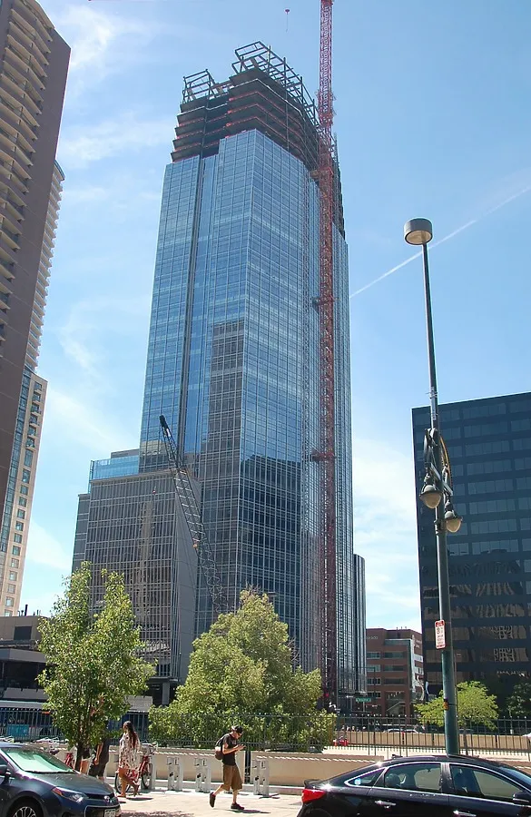 View from the east