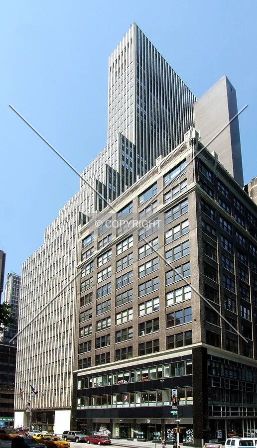 View from the northeast at 6th Avenue and 41st Street