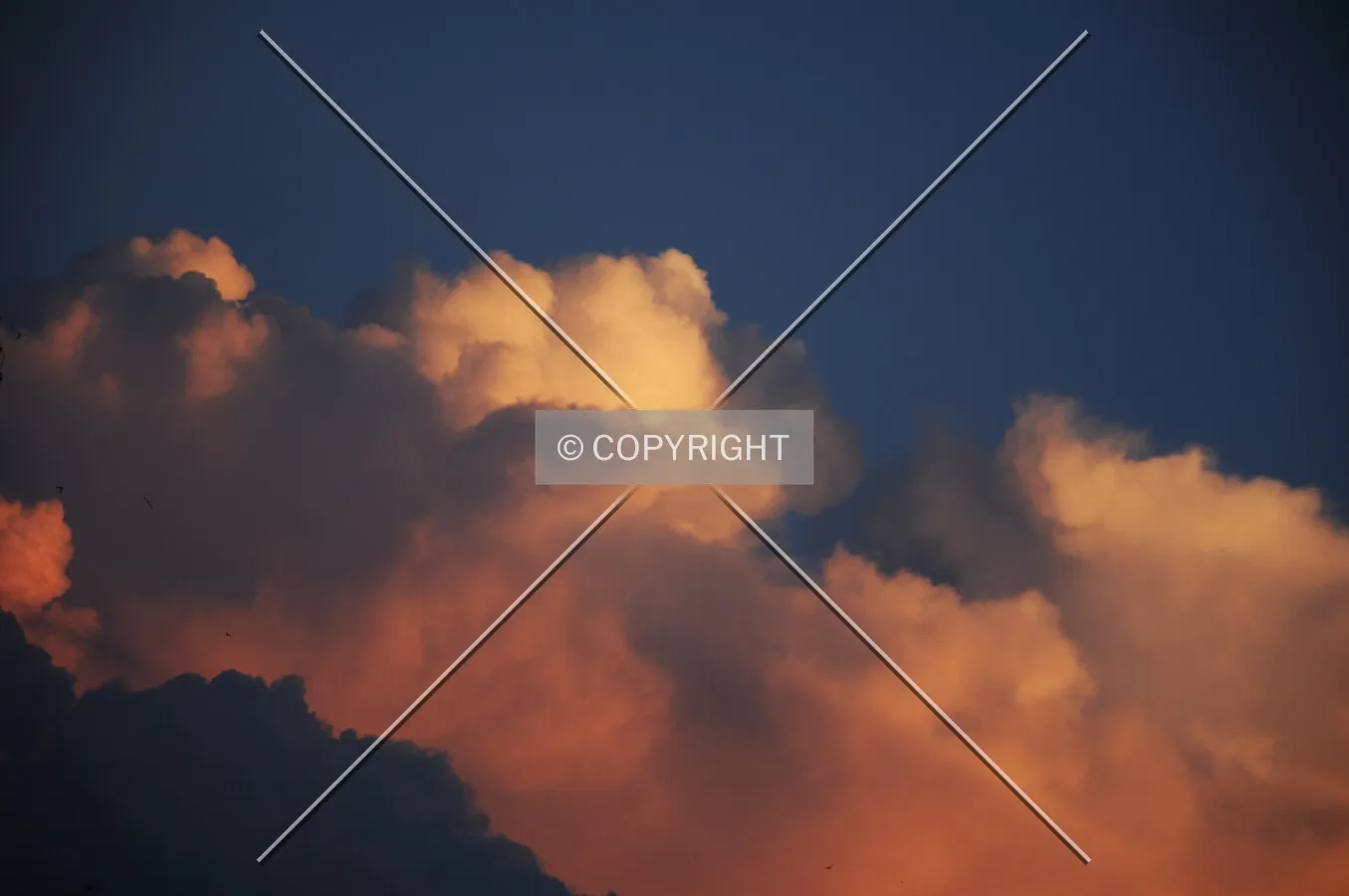 Evening clouds