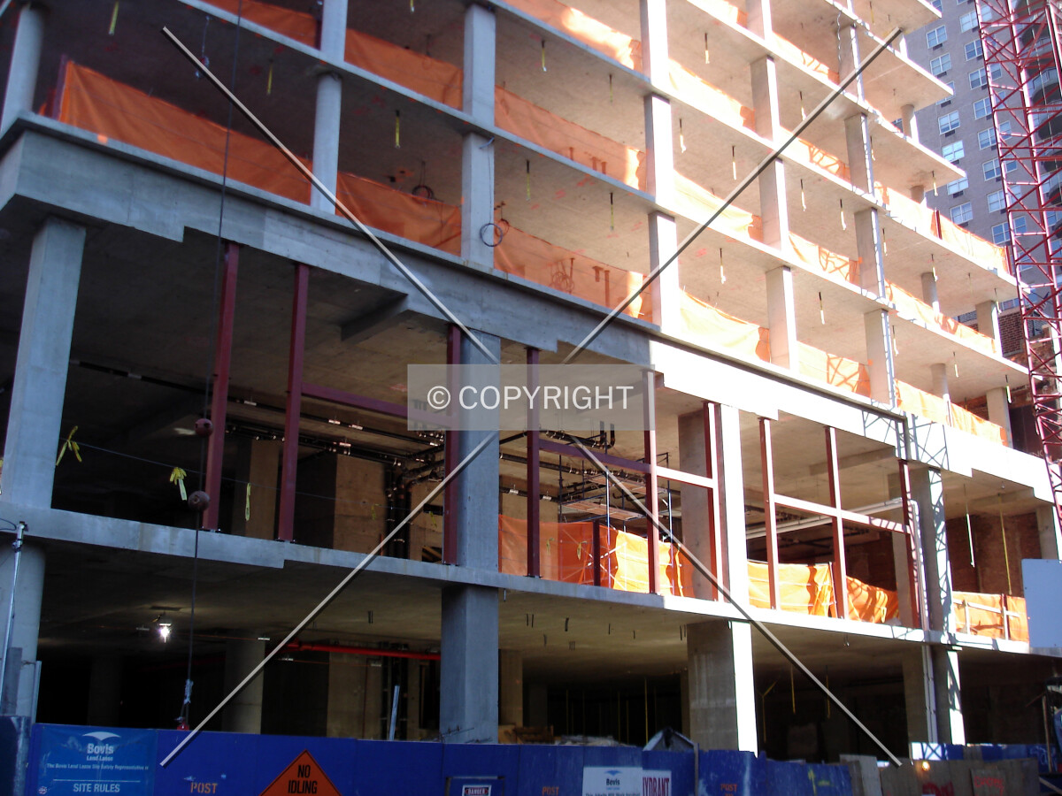 Base along 85th Street
