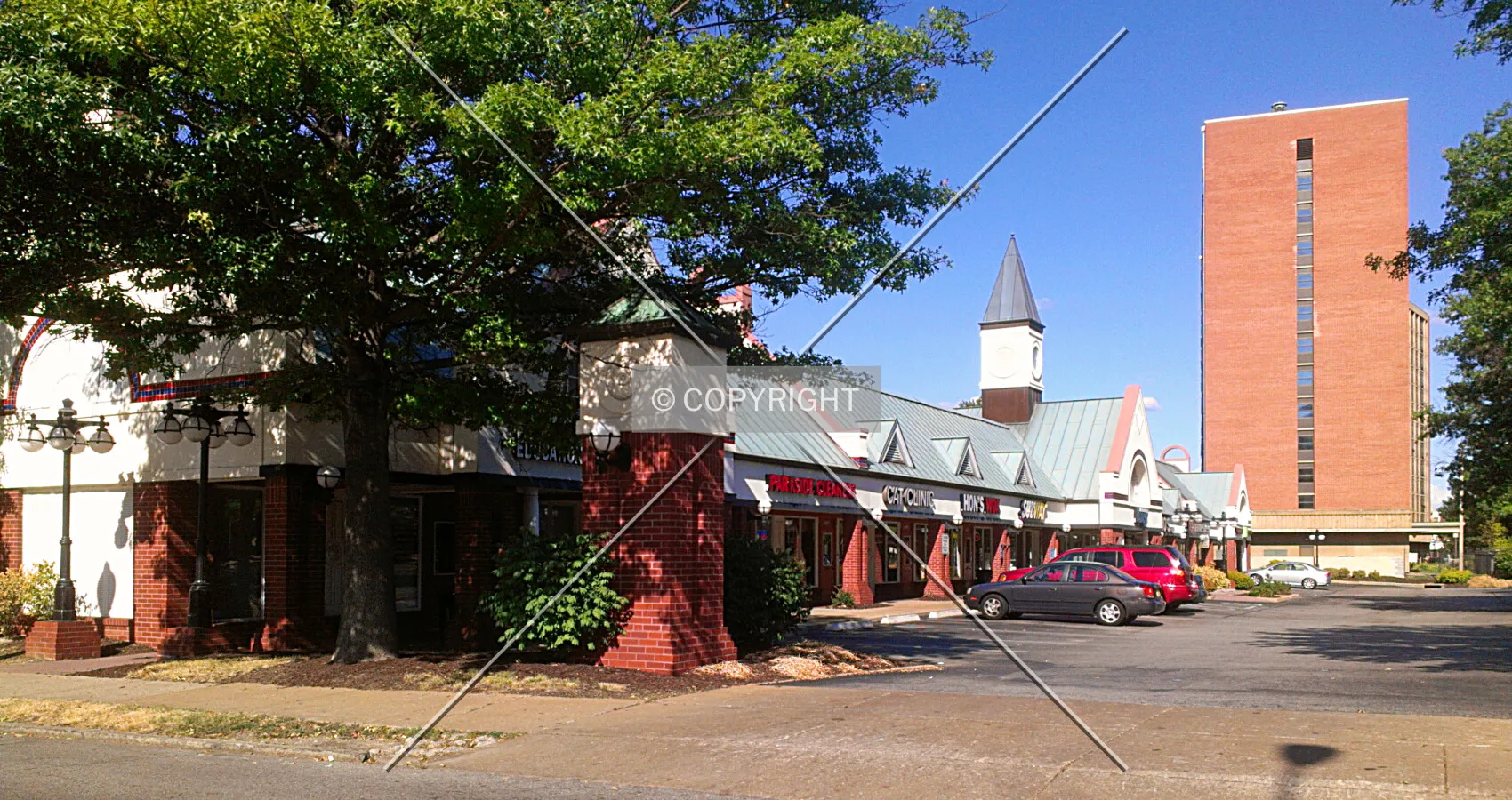 View from the southwest