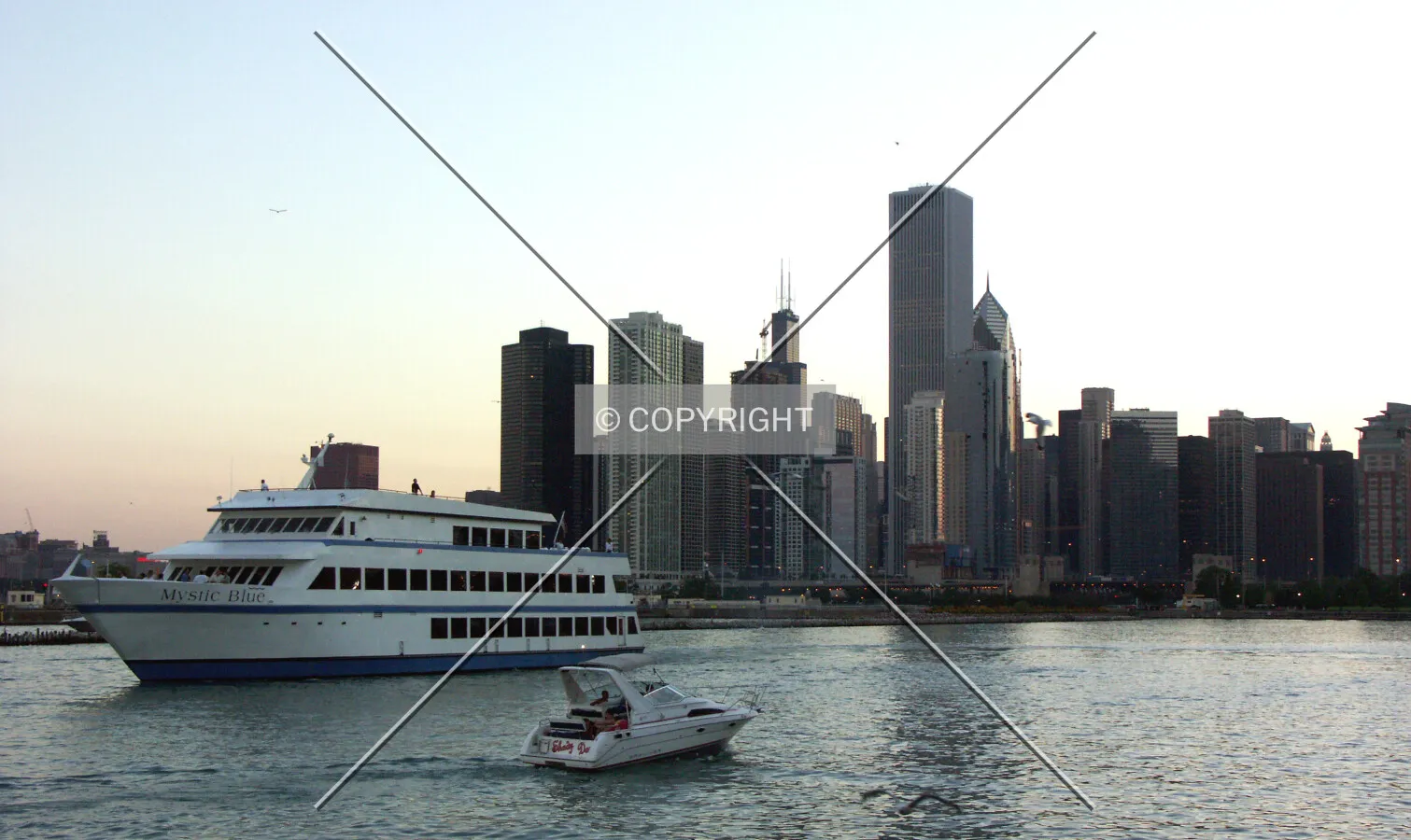 Skyline view from Navy Pier