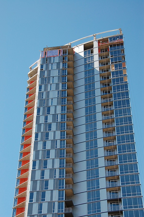 Looking up from the southeast