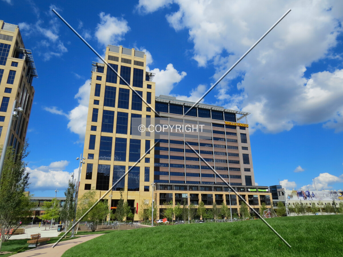 View to the northeast from Portland Avenue, rising over the Commons