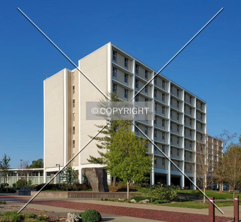 Southwest view; April 15, 2020