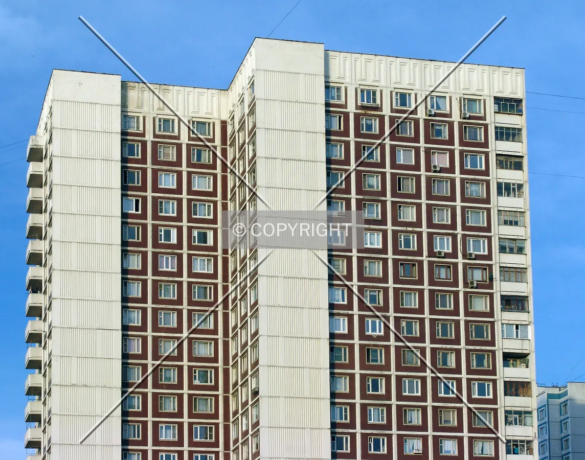 The upper floors as seen from the west
