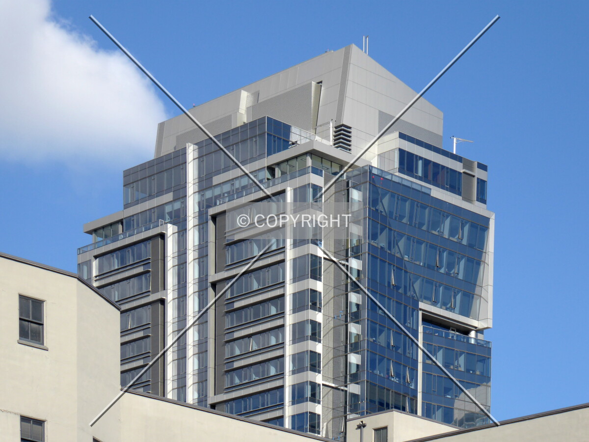 Upper floors from the southwest