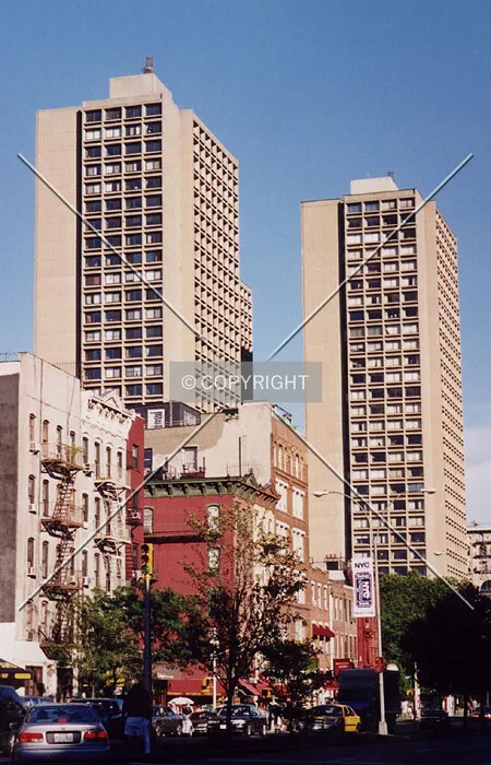 View from west along Houston