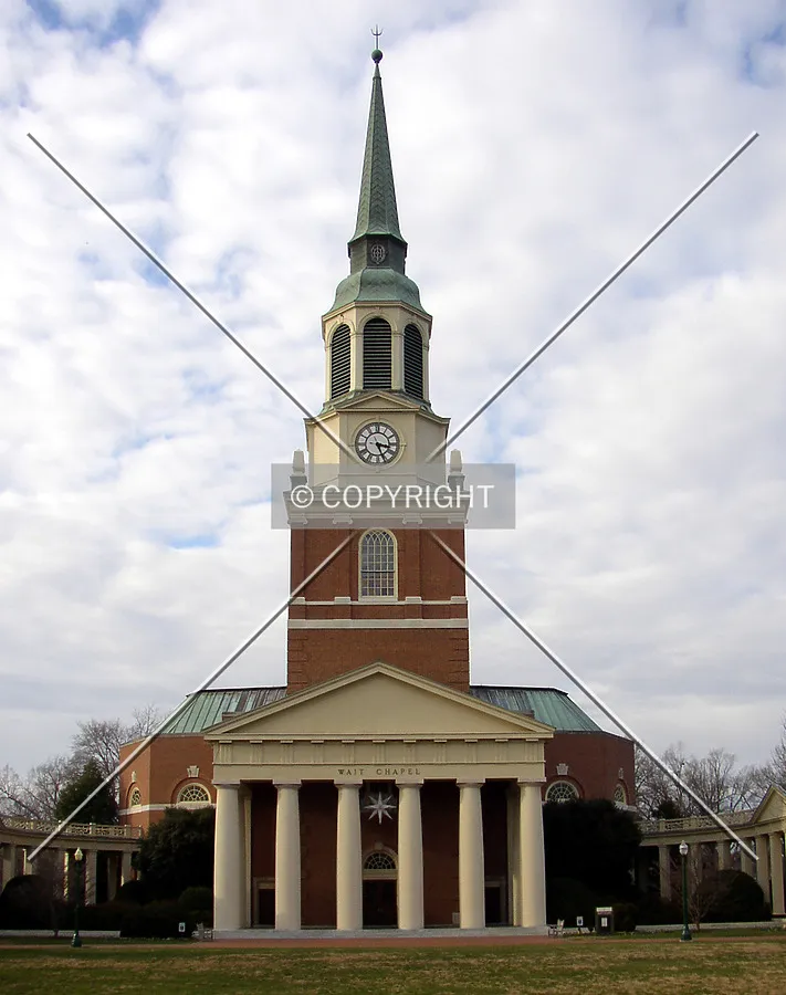 View from the Wake Forest Quad