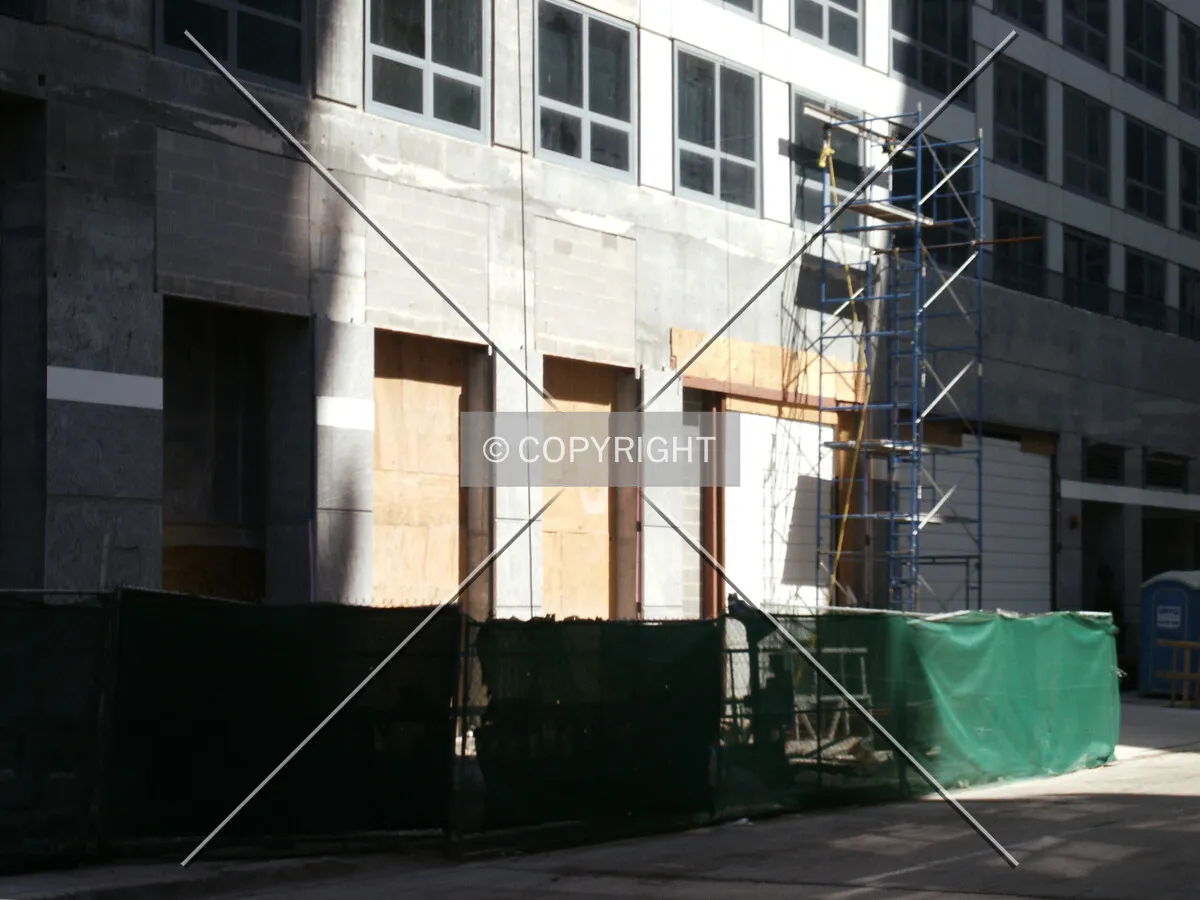 South side of the base