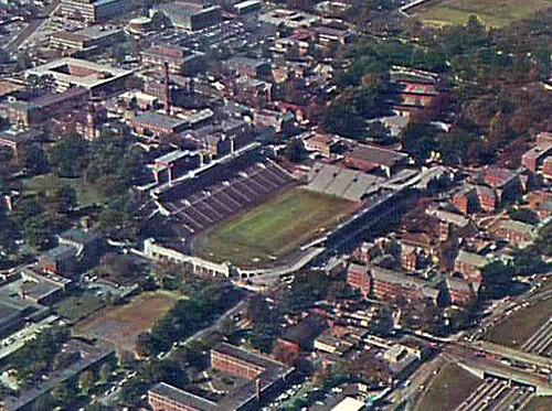 Vintage view from the southeast