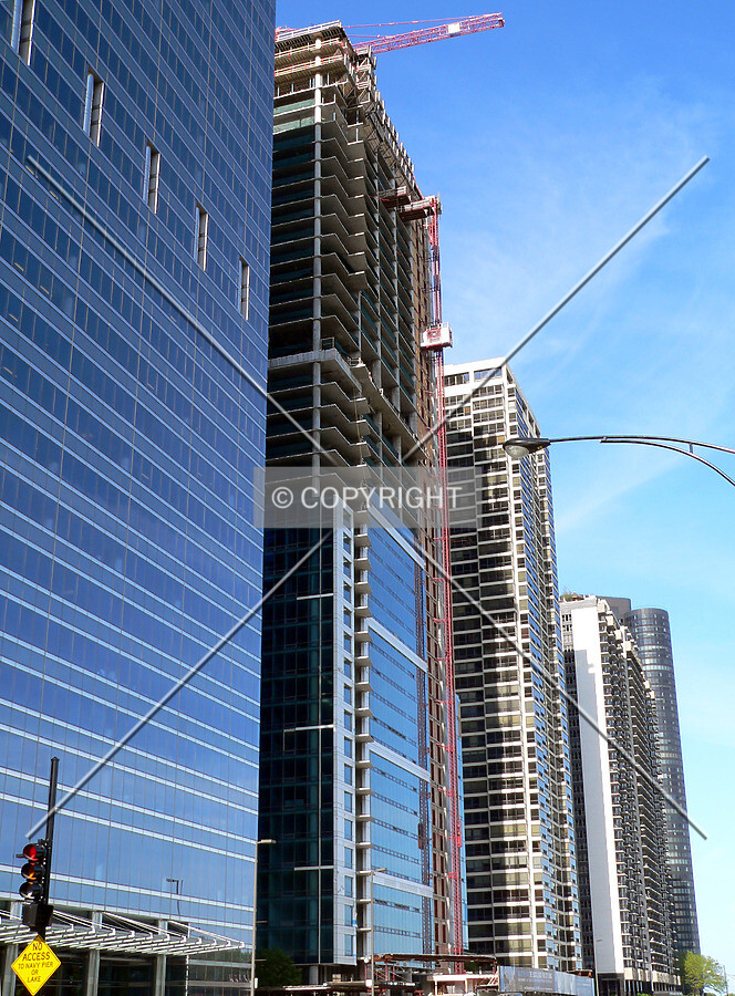 View to the northeast from Randolph Street