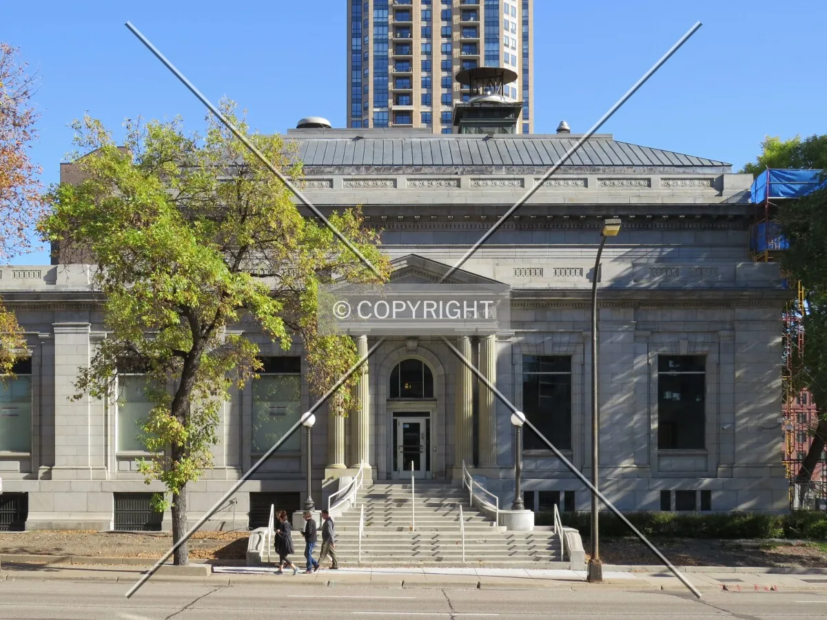 View to the north across Washington Avenue South