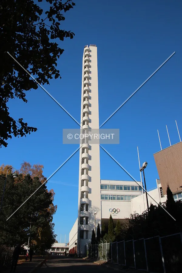 View of the observation tower from the south