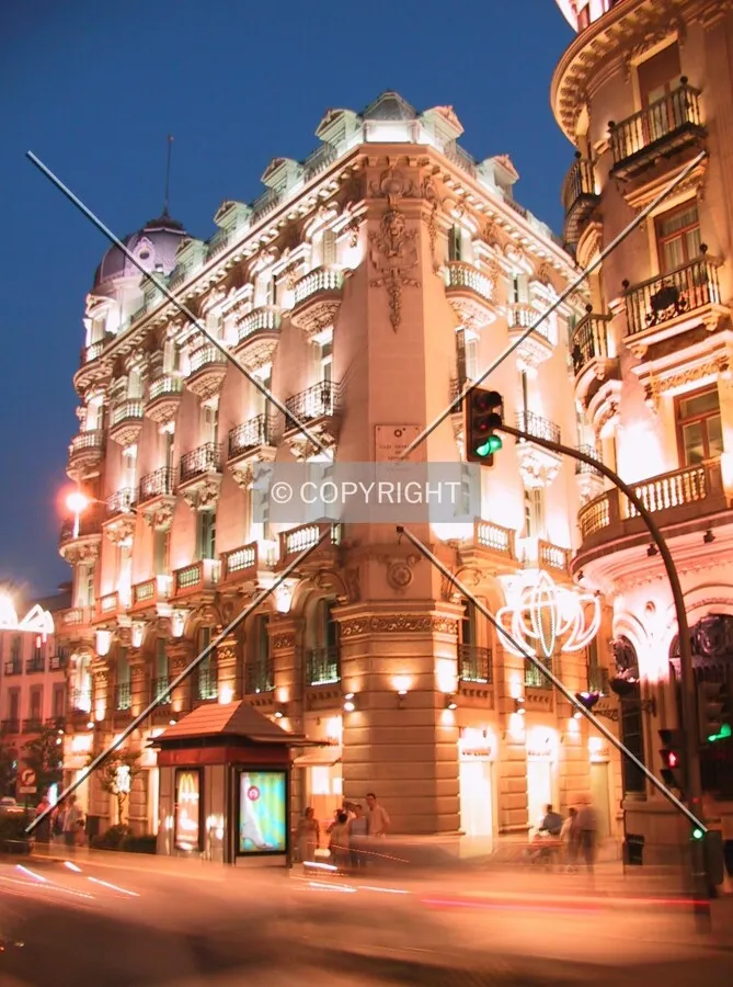 Buildings along Calle de Elvira