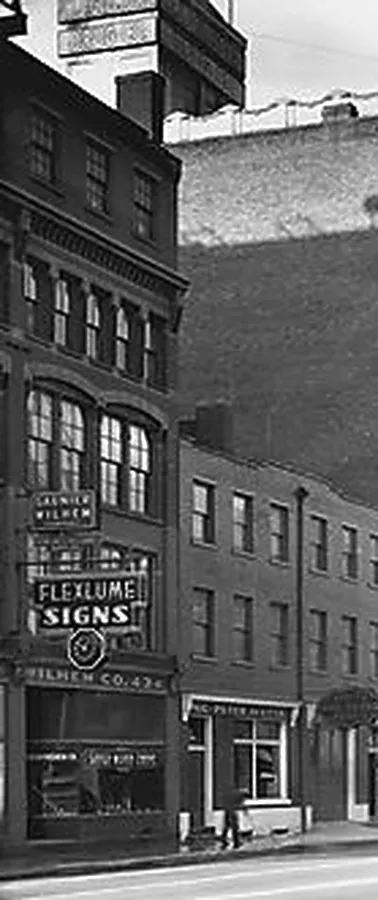 Vintage view from the northeast