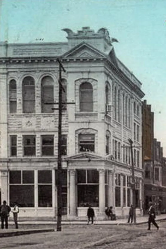 Vintage view from the northeast