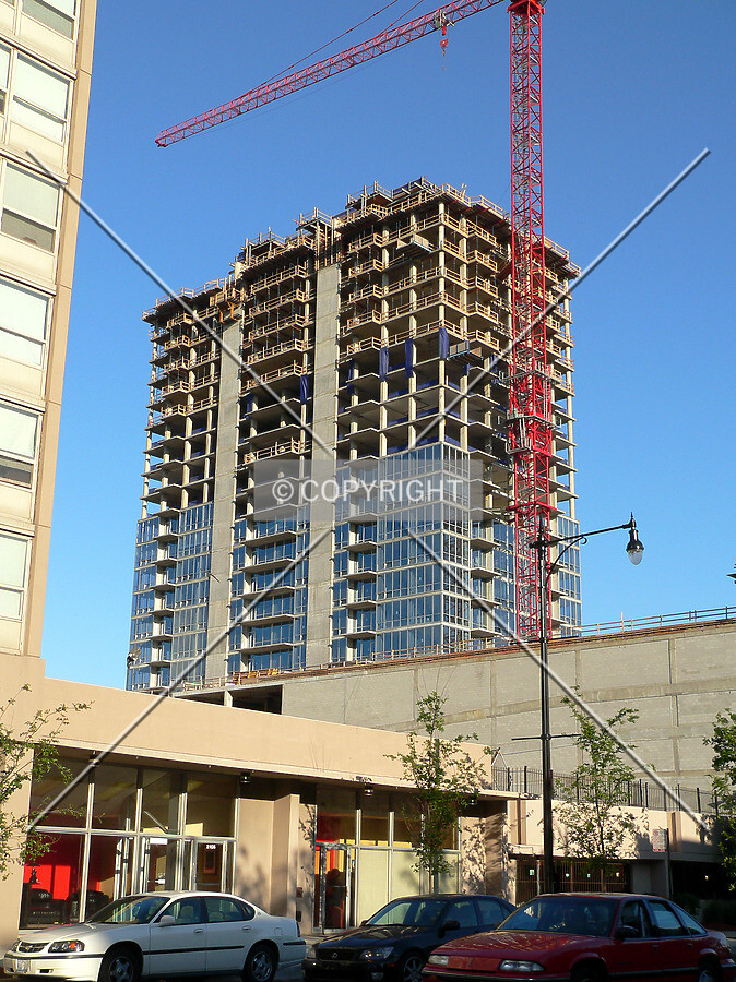 View to the southeast from Michigan Avenue