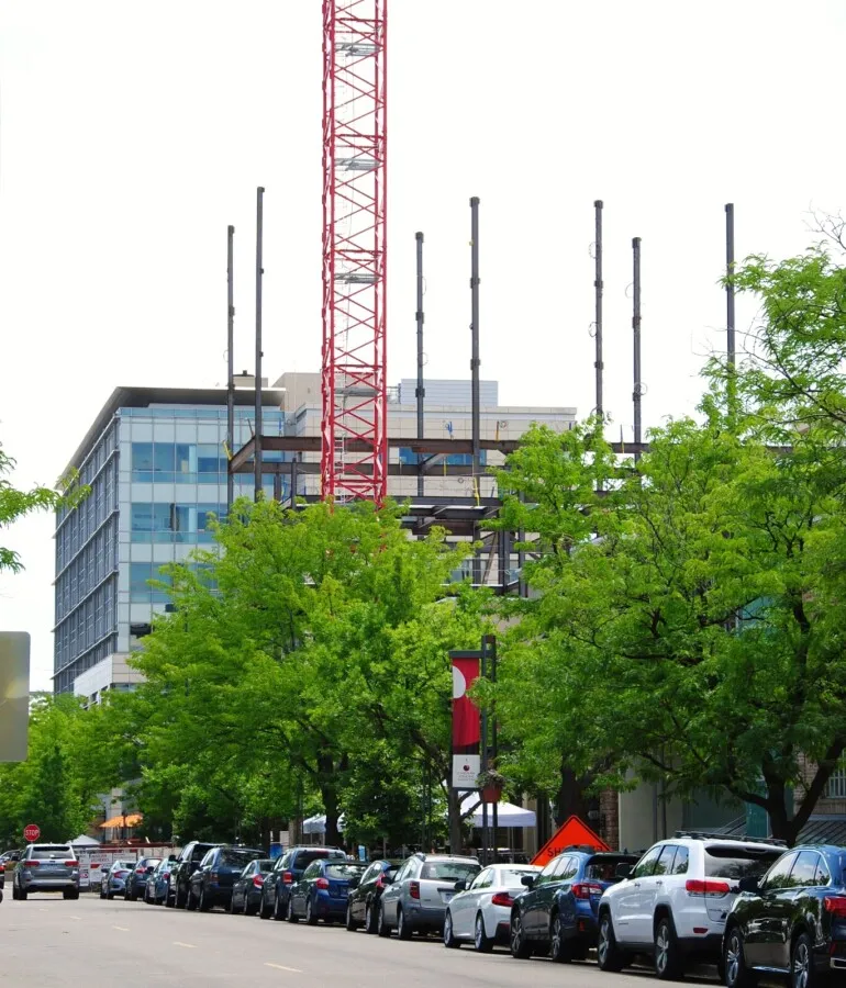 Distant view from the north