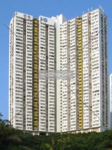 View from Ap Lei Chau Praya Road