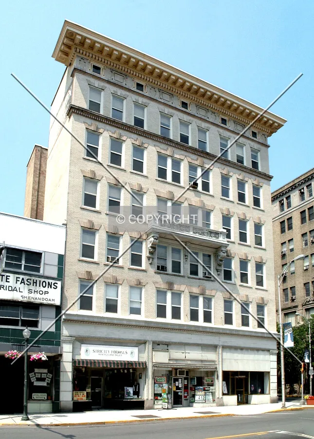 View from the east across Centre Street