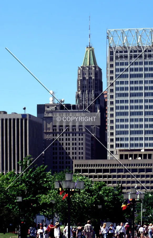 View from the southeast toward Light Street