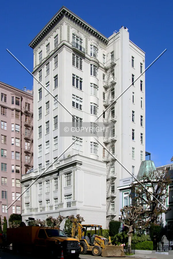 From across Broadway to the southeast