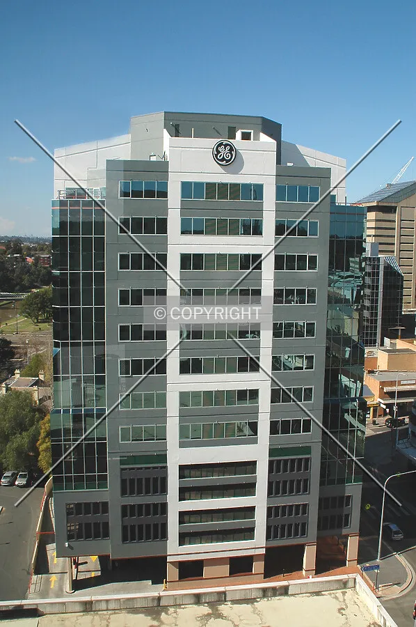 Elevated view from the west