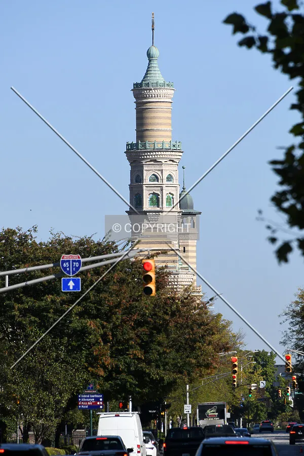 View from the west