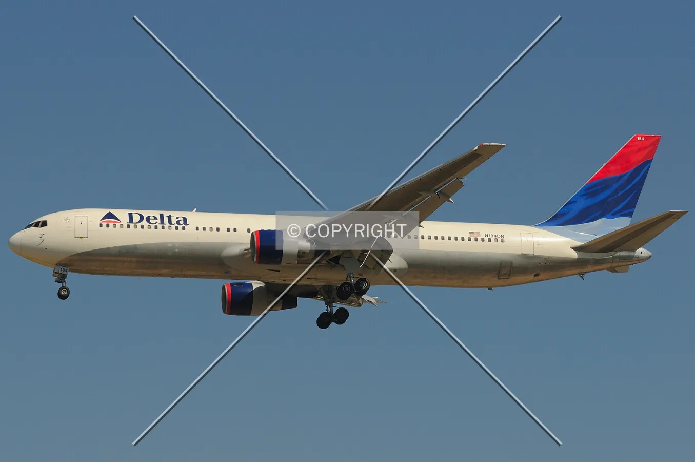 Delta Airlines Boeing 767 N184DN