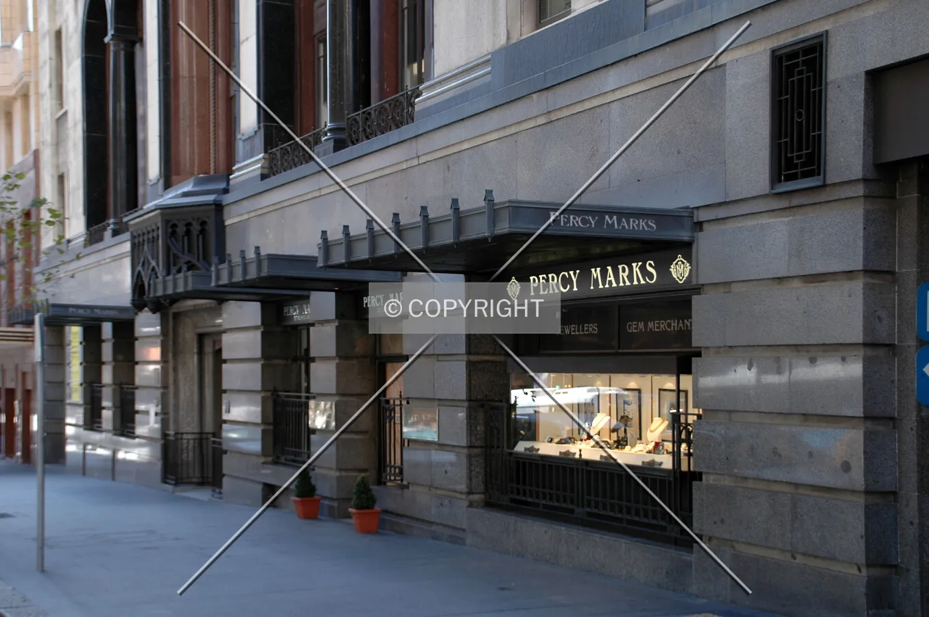 Retail store and Elizabeth Street entrance