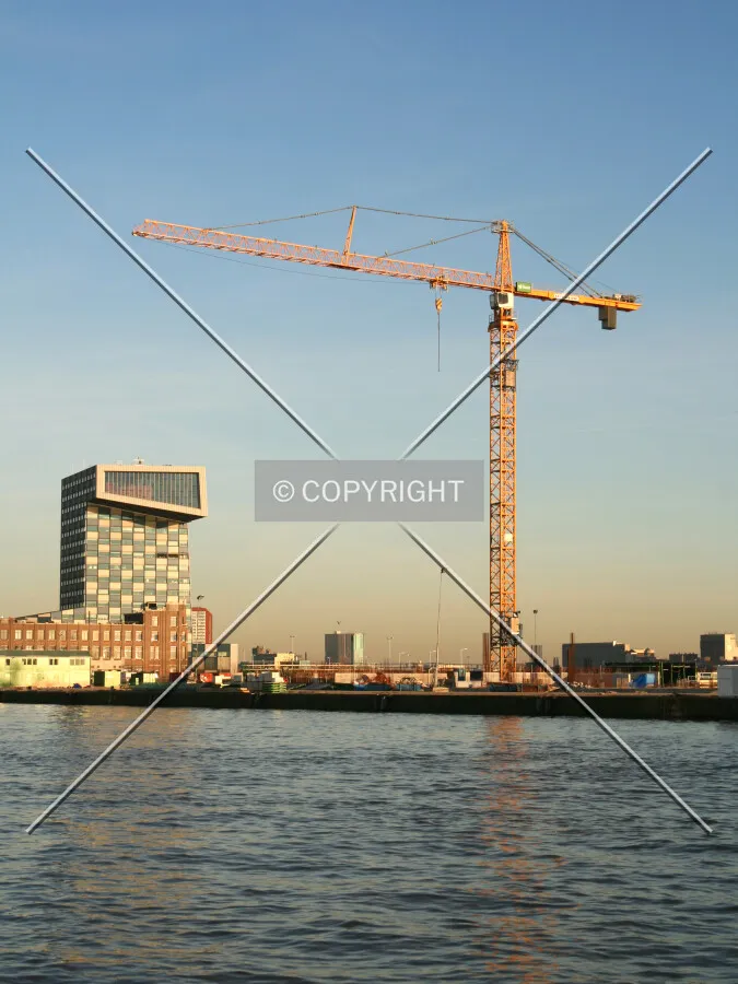 Crane seen from the northwest