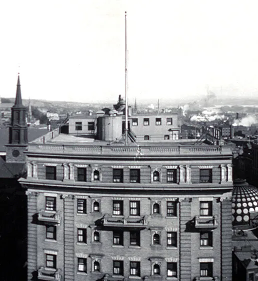 View from the southwest