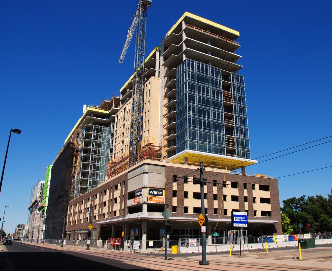 View to the east
