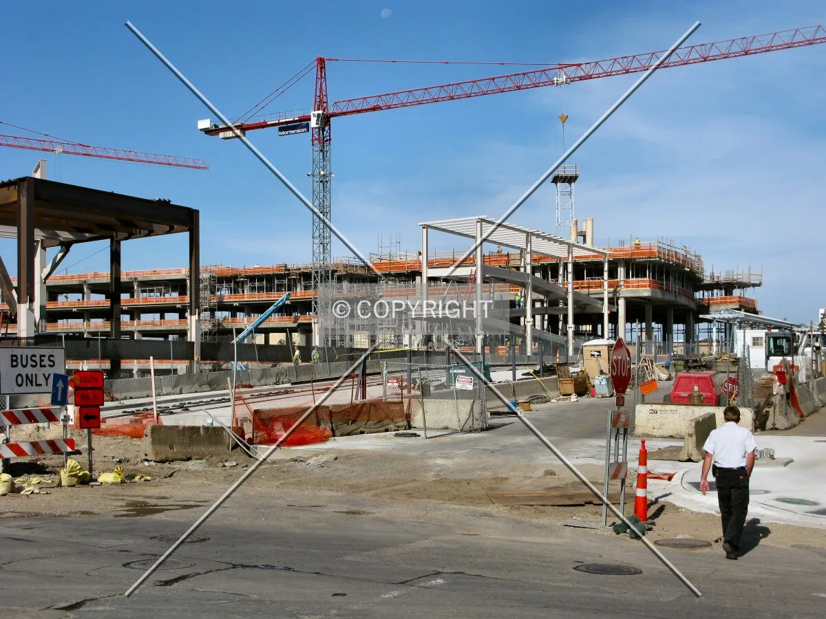 View to the northwest along 5th Street North